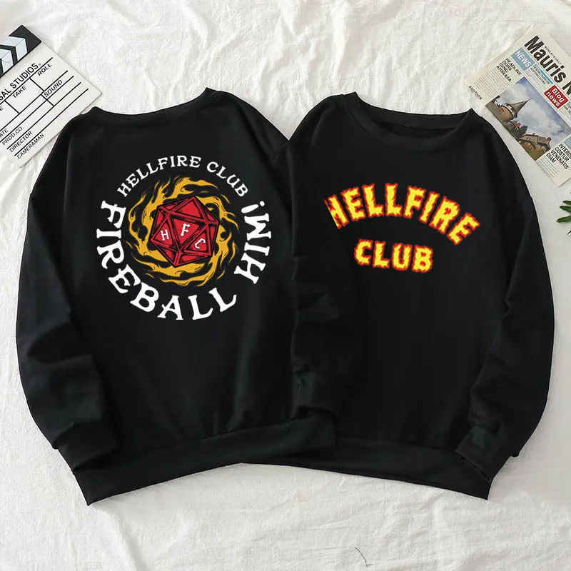 

Anime Stranger Things Season Men Cotton Crew Neck Sweatshirt Harajuku Casual Long Sleeve Boy Unisex Streetwear Male Tee Tops