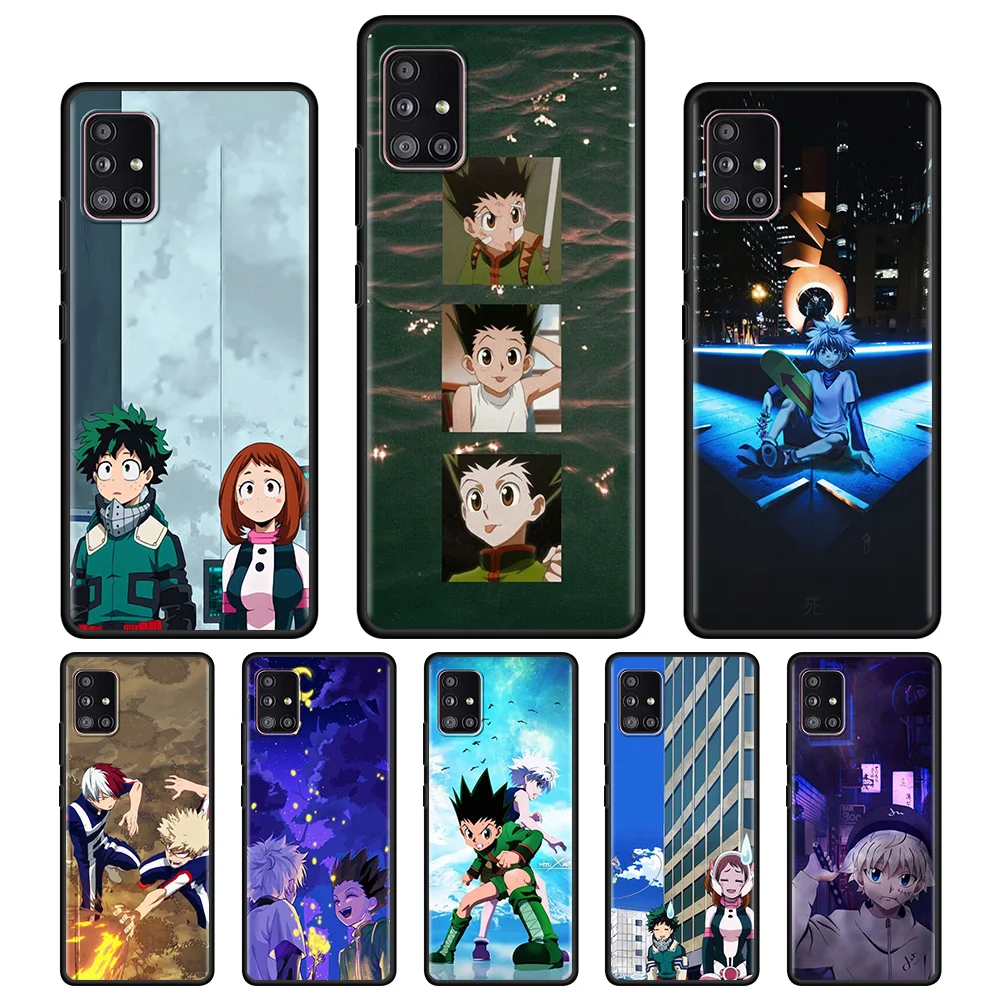 

Case For Samsung Galaxy A13 A12 A52 A51 Coque A72 A71 A32 A03 Cover A41 A31 A22 4G Silicone Capa Boku No My Hero Academia