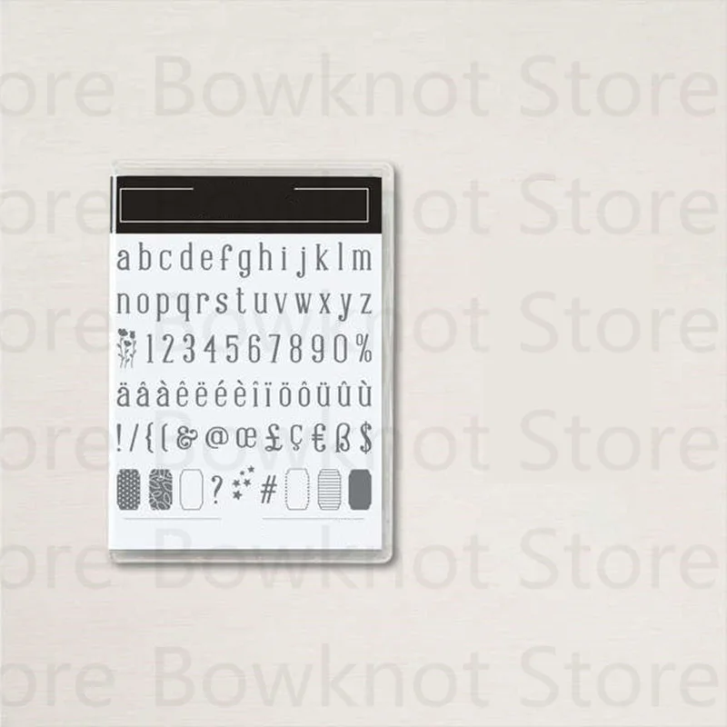 

Number Letter Clear Stamps And Metal Cutting Dies Scrapbooking Material Stencils For Decoration Templates Crafts Supplies New