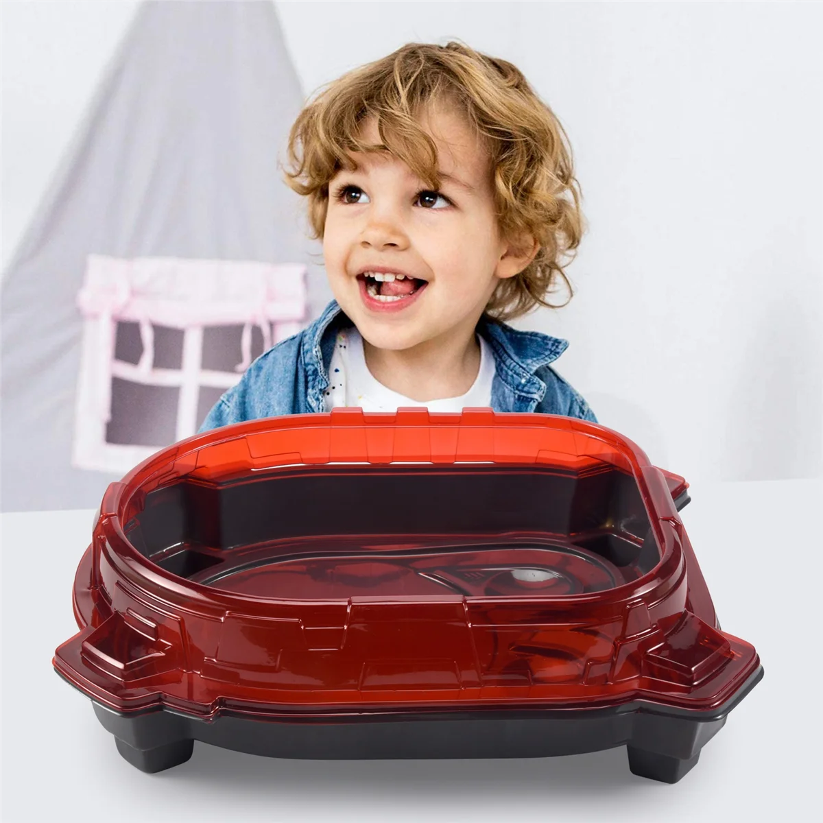 Подарок на стадион для детей Beyblade Burst Gyro Arena диск захватывающий дуэль волчок Launcher