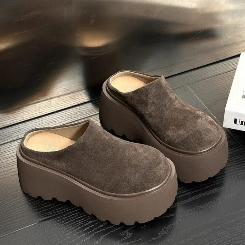 2025 шлепанцы женская обувь повседневные тапочки на плоской подошве лоферы