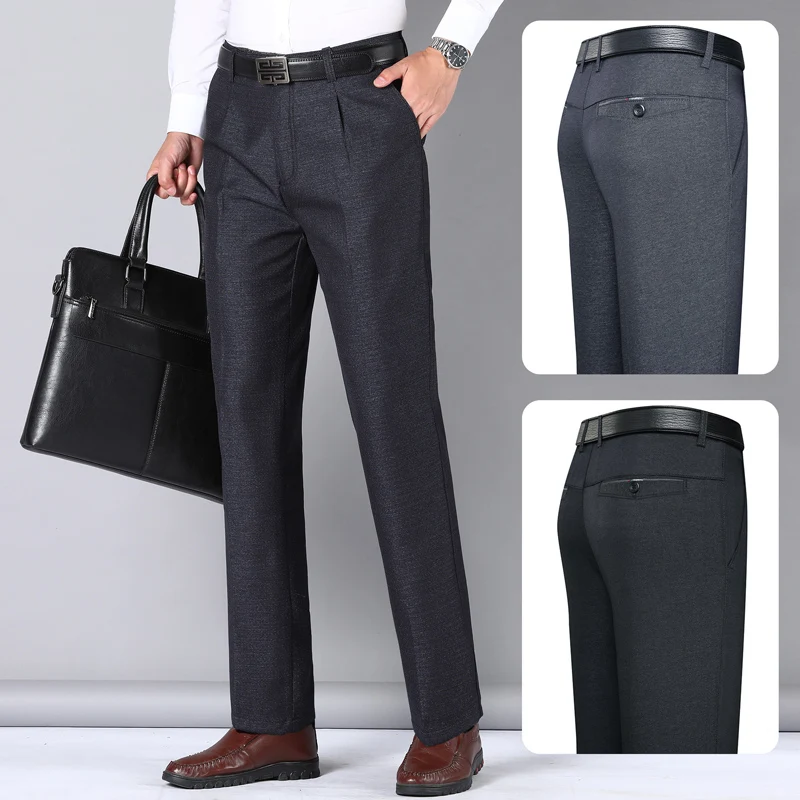 

Брюки мужские хлопковые деловые, однотонные свободные тонкие облегающие спортивные Прямые повседневные штаны, винтажная уличная одежда