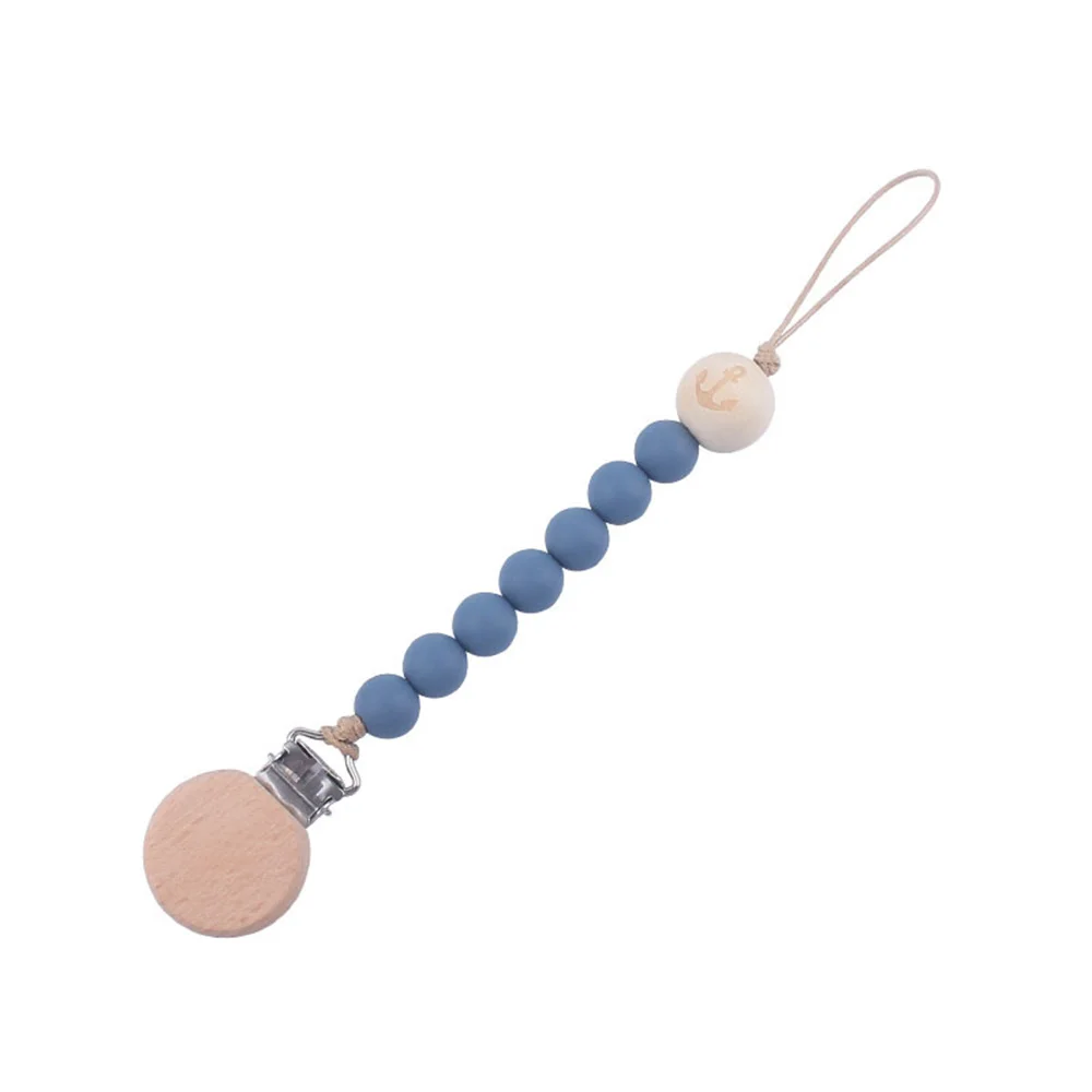 

Pacifier Clips Chains Beech Teat Clip Anti Drop Chain Cute Soother Holder Bite Bag Toy Teat Chain Pacifier Clip Pacifier Chain