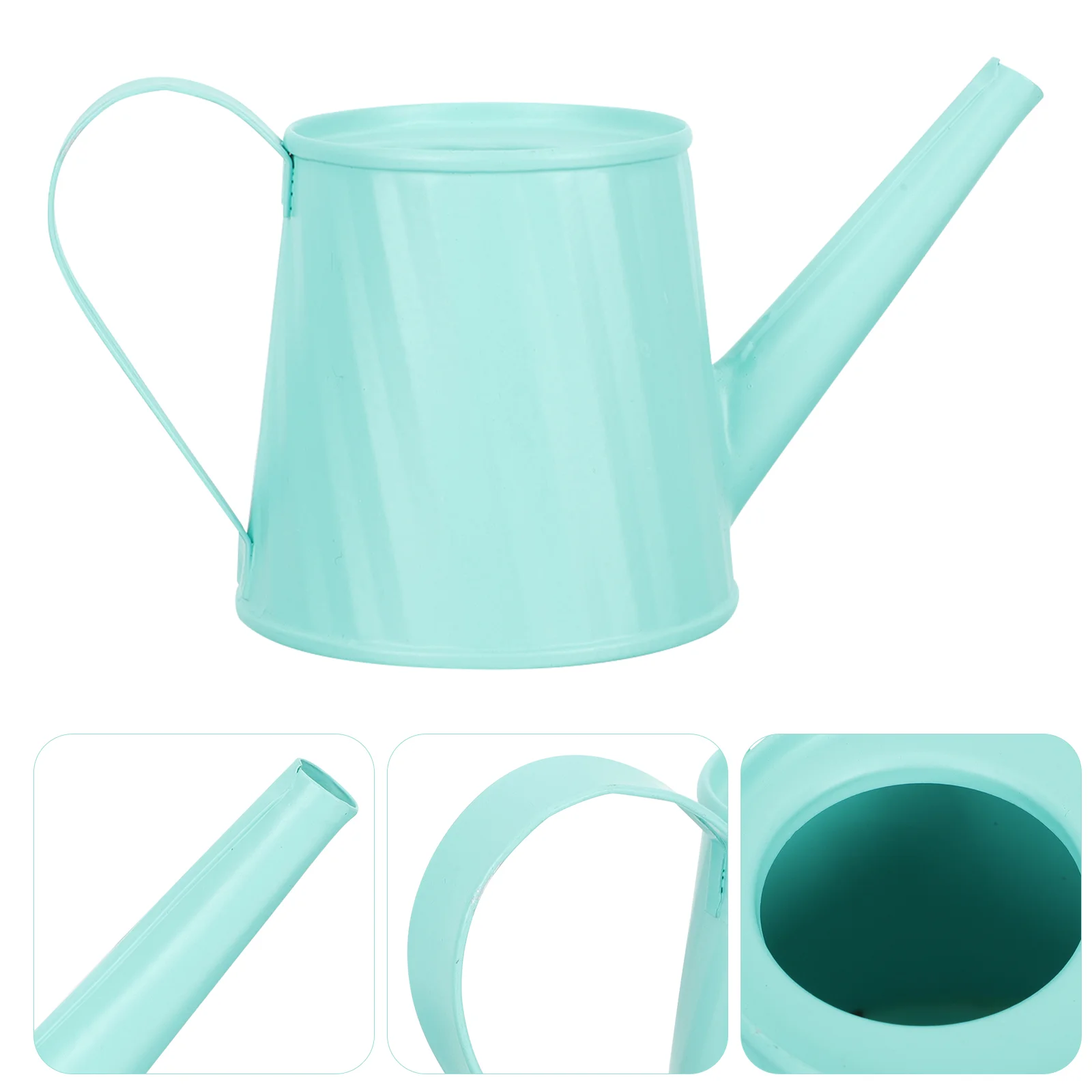 

Small Iron Watering Bucket Metal Watering Can Garden Watering Pot Kids Plaything