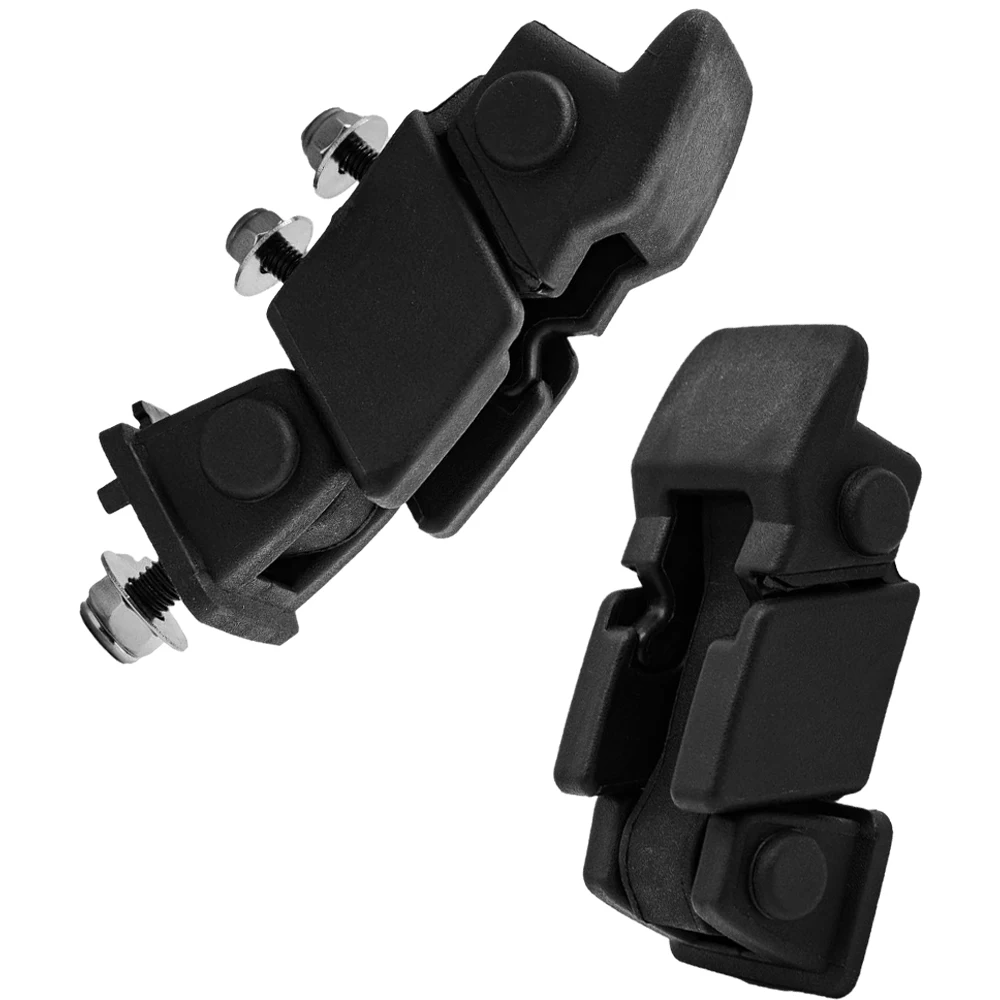 Фото 4 шт. для Jeep Wrangler TJ 1997-2006 гг., защелки и кронштейны капота 55176636AD 55395652AC №3