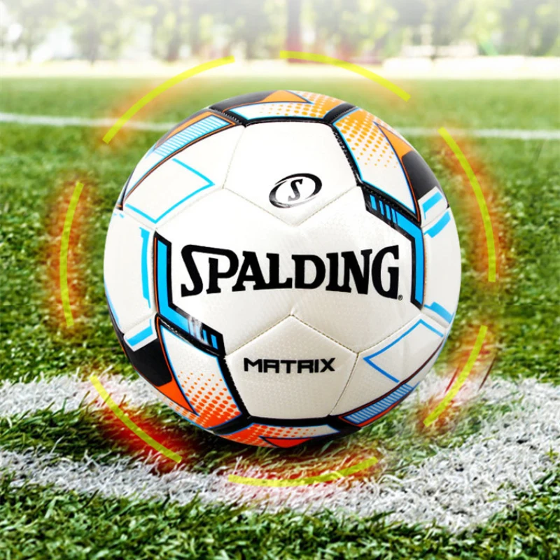 Spalding Football MATRIX Series Machine Sewing PVC Match Training Gaming Soccer Ball Size 5