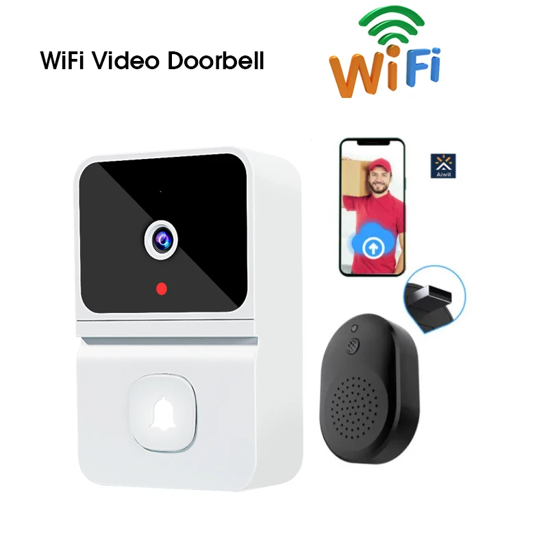 

Дверной звонок с Wi-Fi и функцией ночной съемки