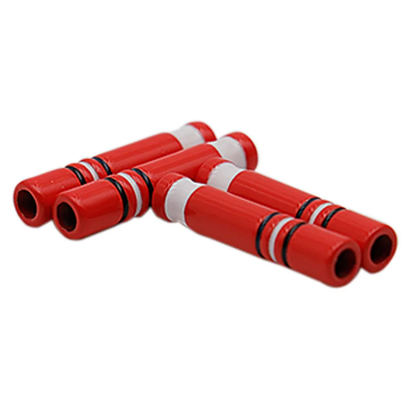 Coolstring Accessories Red Metal Aglets 25*5MM Sneaker Canvas Tape Tips Soccer Skating Basketball Sport Lacends 100pcs Wholesale