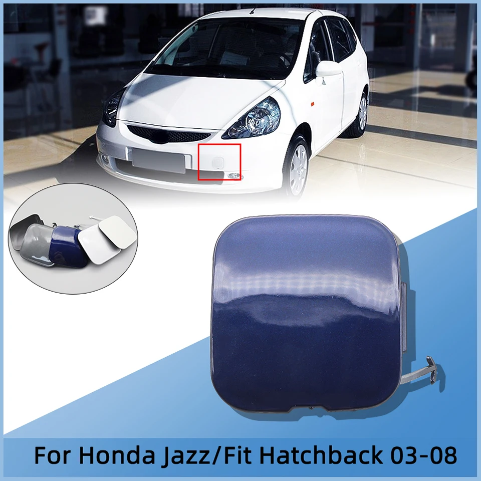 

For Honda Fit Jazz GD GD1 GD3 2003 2004 2005 2006 2007 2008 Front Towing Hook Cover Lid Trailer Tow Hooking Eye Cap Hauling