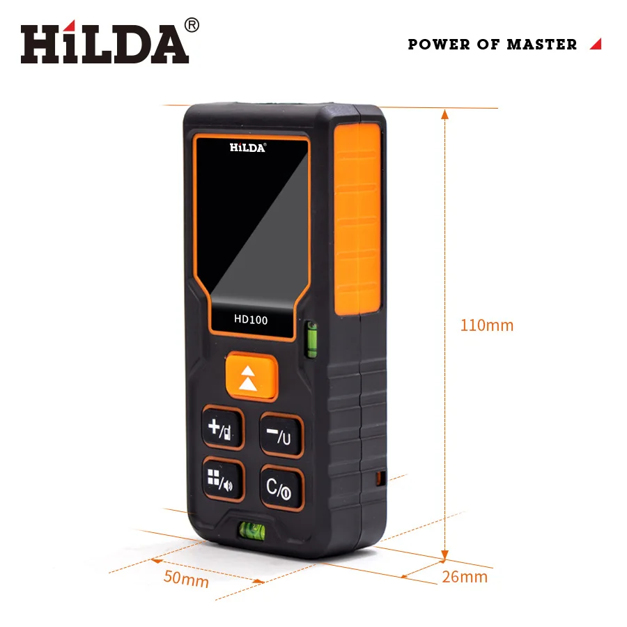 

Hilda 40/60/80/100 meters high precision laser rangefinder laser rangefinder range measurement