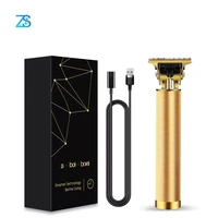 zs washable wireless electric hair trimmer clipper professional shaver beard barber 0mm haircutting machine lcd screen for men