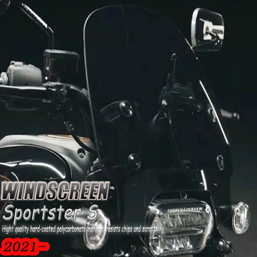 

For Sportster S 1250 Sportster 1250 S RH 1250 2021 2022 Quick-Release Clamps Windshield Wind Deflector WindScreen