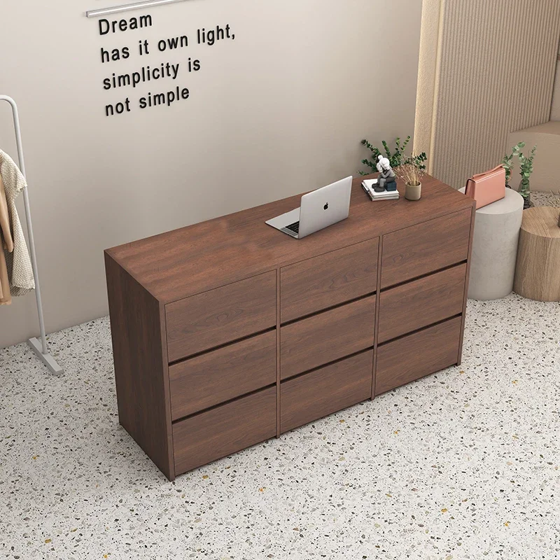 Настраиваемая стойка регистрации для парикмахерской офисная спа-шкаф салон