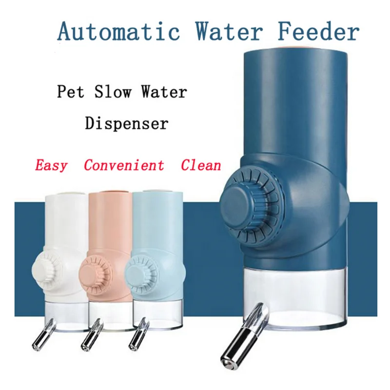 

Pet Hanging cage drinking fountain No Drip Stainless Steel Ball Small Pet Water Dispenser Automatic Cat Dog Water Dispenser