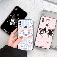 cartoon hello kitty phone case for huawei honor 7a 7x 8 8x 8c 9 v9 9a 9s 9x 9 lite 9x lite 8 9 pro liquid silicon back funda