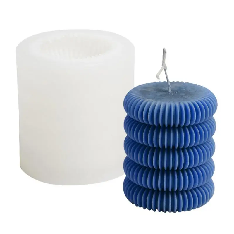 

Striped Cylinder Candle Mold Cylinder Candle Molds For Candle Making Cylinder Candle Molds Silicone Pillar Silicone Candle