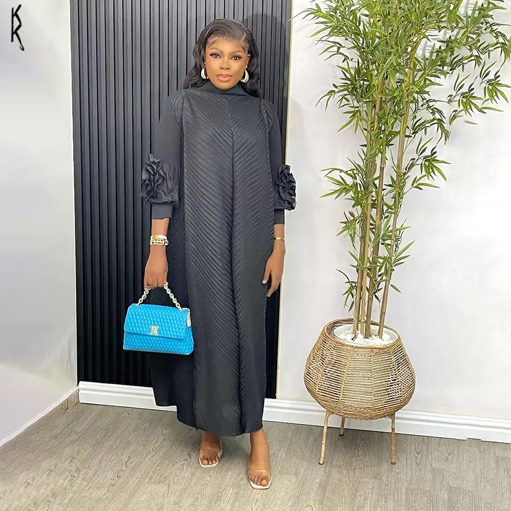 Miyake Pleated Midi Long Dress 2