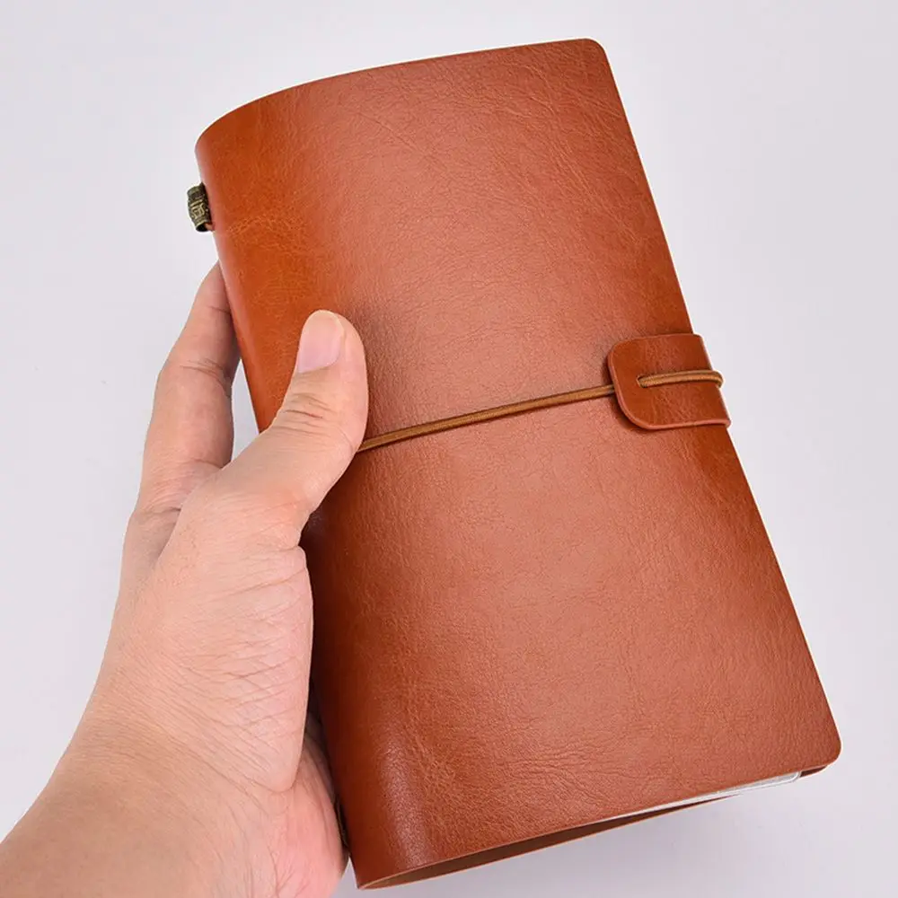 

Notepad Handmade Cover Gifts School Supplies Stationery Daily Organizer Leather Travel Book Journal Booklet Notebook