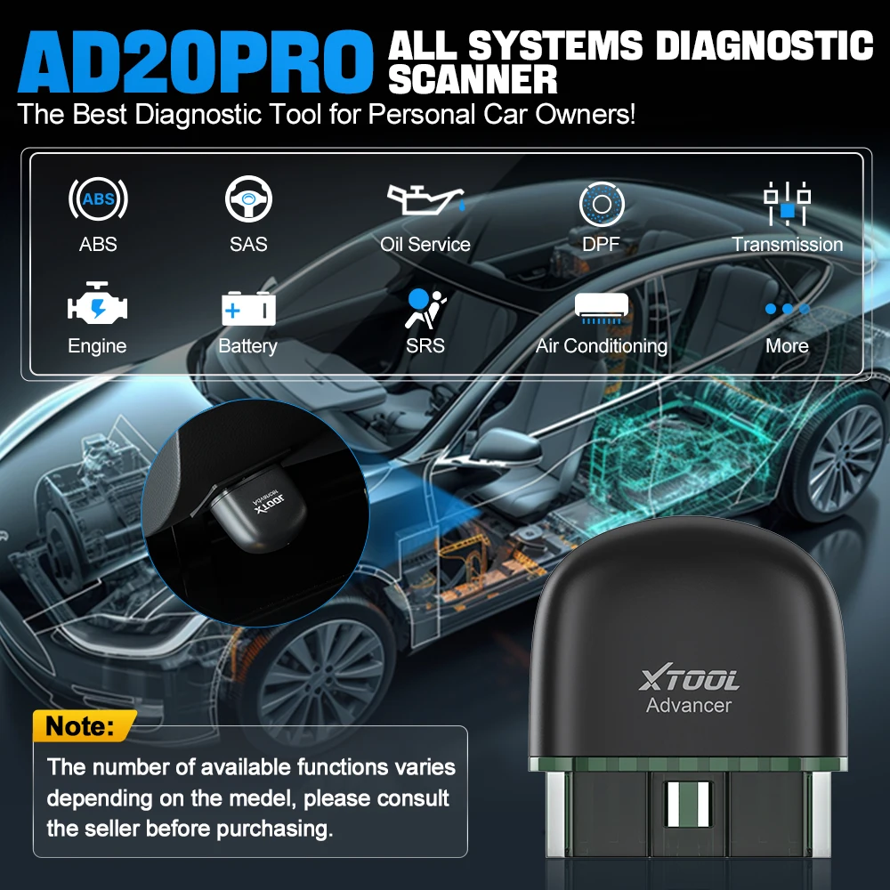 XTOOL AD20PRO OBD2 Bluetooth-сканер ad20 pro Автомобильный диагностический инструмент