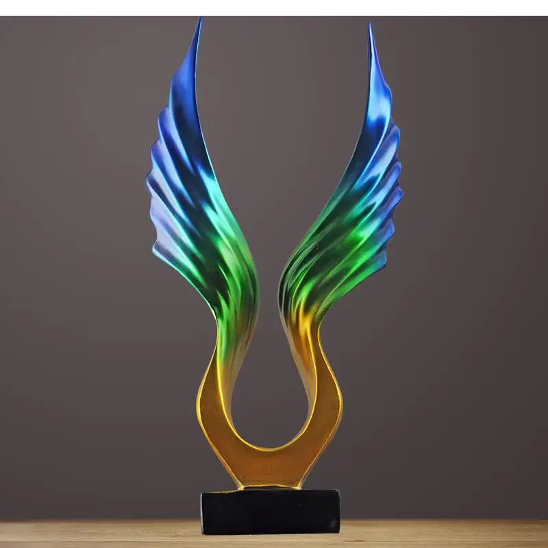 Украшение орла из смолы аксессуары для дома мягкие крылья Dapeng офисные поделки