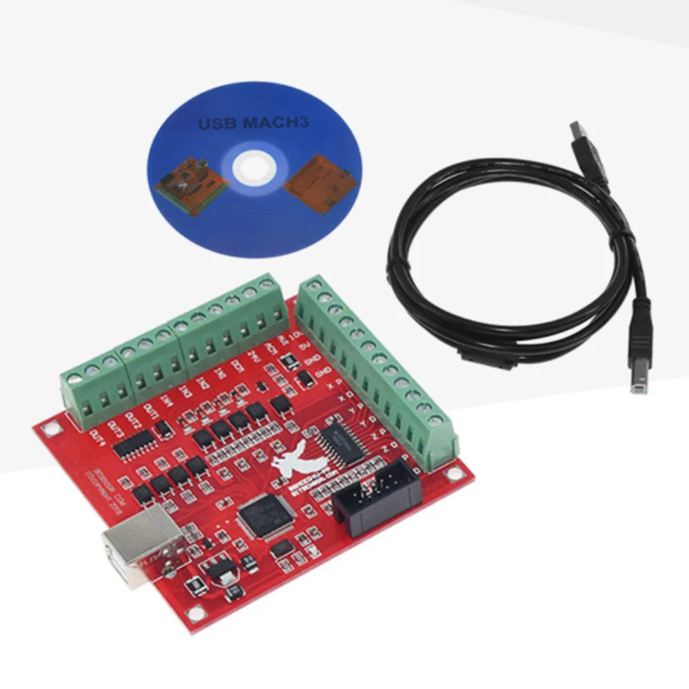 Плата драйвера контроллера движения для 4-осевого интерфейса CNC USB MACH3 100 кГц |