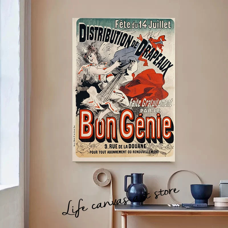 Винтажное изображение французского художника Жюль черет художественные плакаты