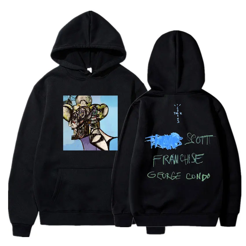 

Cactus Jack Hip Hop Rapper Men Women Hoodie Mob Travis Scott Hoodies Regular Long Sleeves Mens Fashion Loose Hooded Sweatshirt
