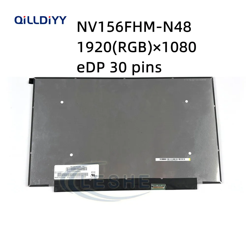 

15.6" NV156FHM-N48 Display Matrix For Lenovo LCD Screen Panel FHD With NO Screw Holes 1920x1080 eDP 30pins Laptop Replacement