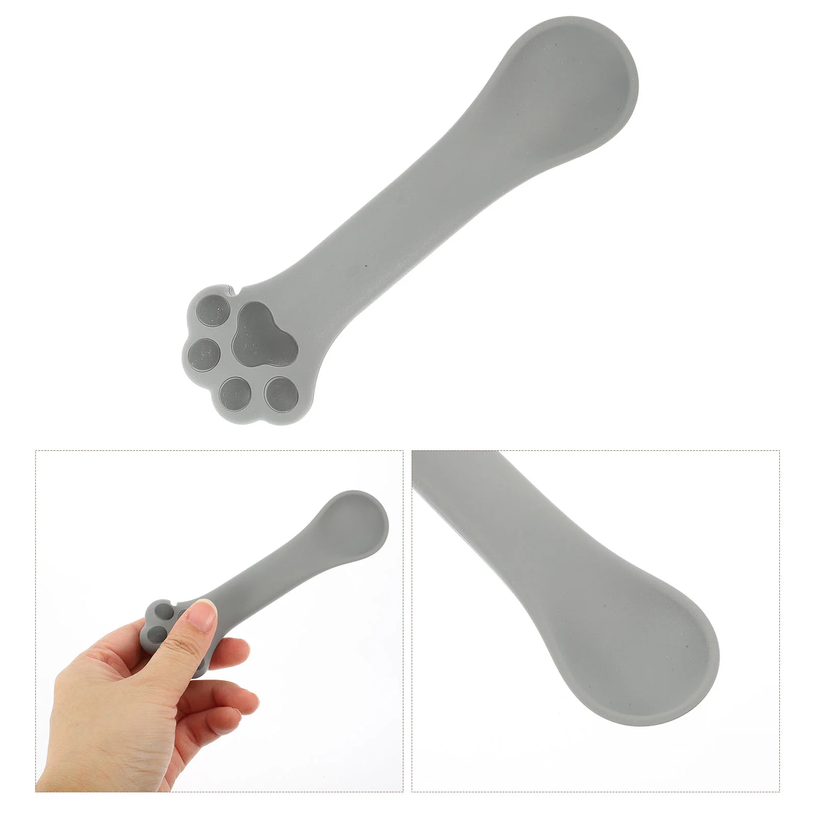 

Spoon Cat Can Pet Scoop Dog Opener Wet Silicone Lid Spatula Container Canned Feeding Puppy Cover Storage Claw Coffee Accessory