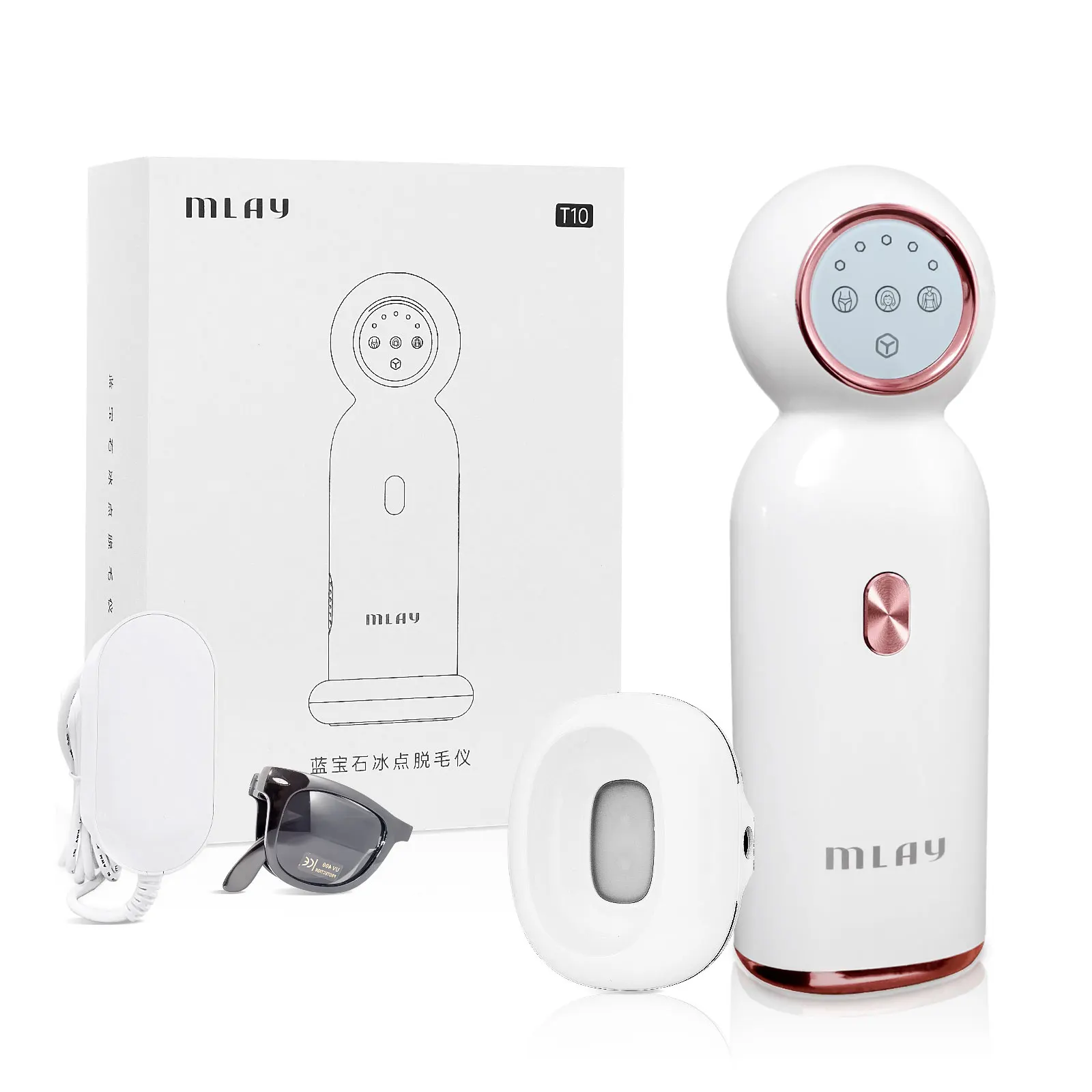 Лазерное удаление волос Mlay T10 сапфировое IPL Удаление ледяной холодный Эпилятор