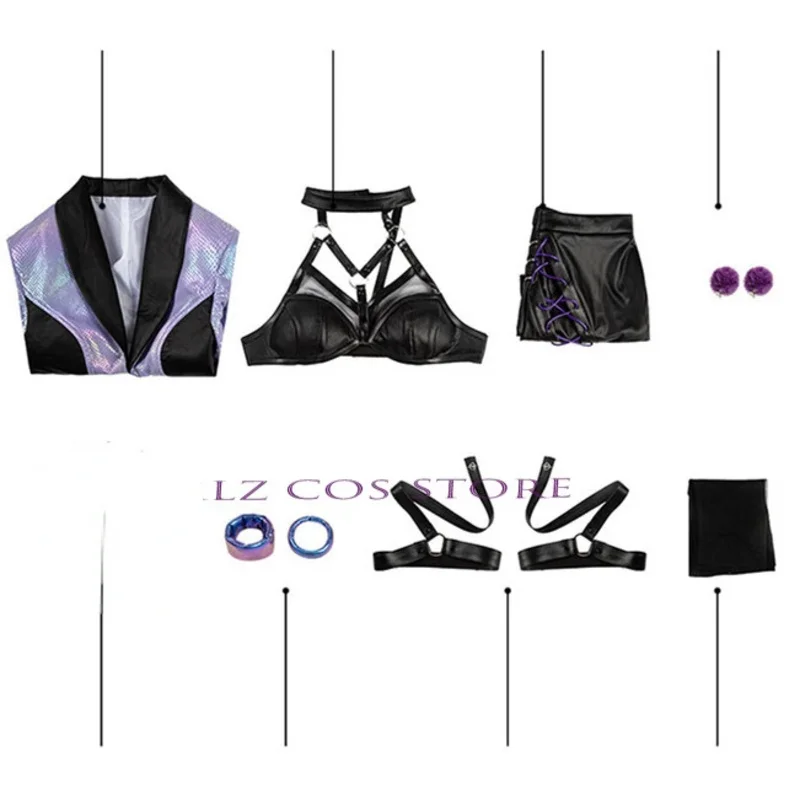 KDa Evelynn карнавальный костюм игровая форма для беременных Agony платье парик