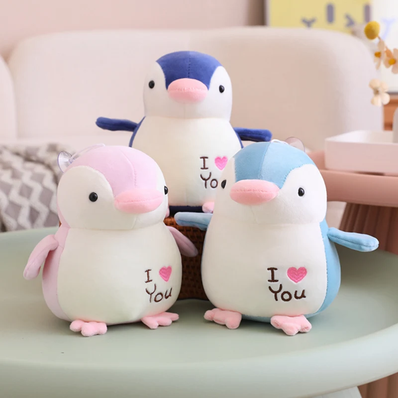 

25cm Kawaii Penguins Crocodiles Plush Doll Cute Stuffed Animals Mini Figure Plushies Soft Kids Babys Toys for Girls Boys Gifts