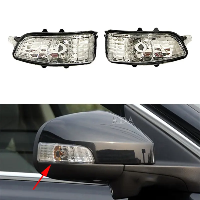 

Auto Rear Mirror Turn Signal Light Lamp Cover For Volvo S40 II S60 I S80 II C30 C70 V40 V50 V70 2007-2012 31111090 31111102