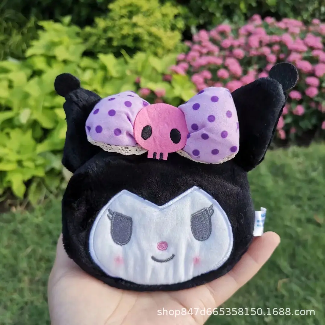 Милый Sanrios Kuromi My Melody Cinnamonroll аниме плюшевая кула Кошелек для монет сумка хранения