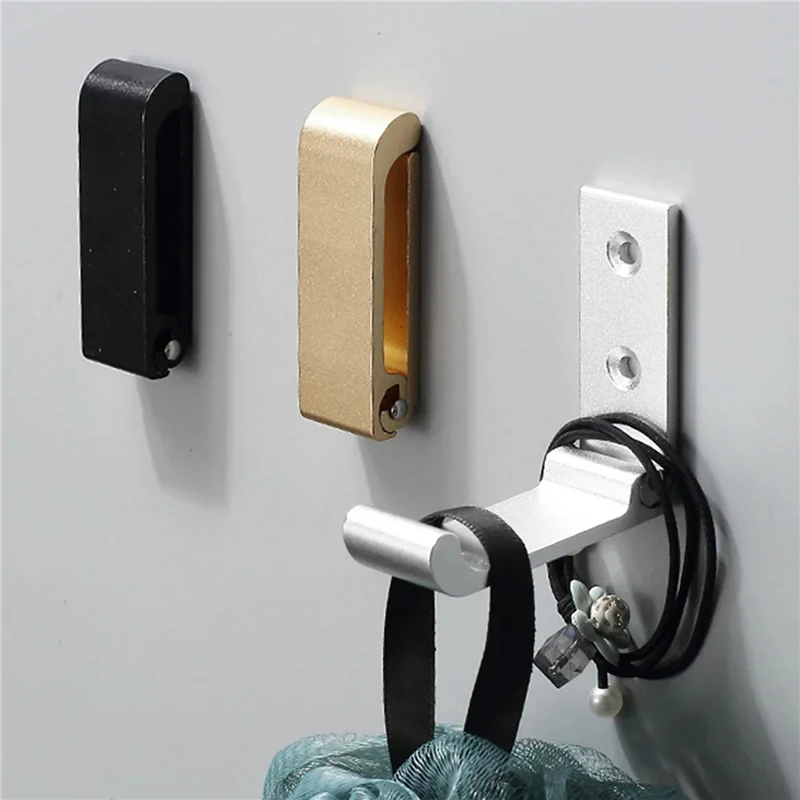 Многофункциональный складной крючок из алюминиевого сплава для одежды и дверей