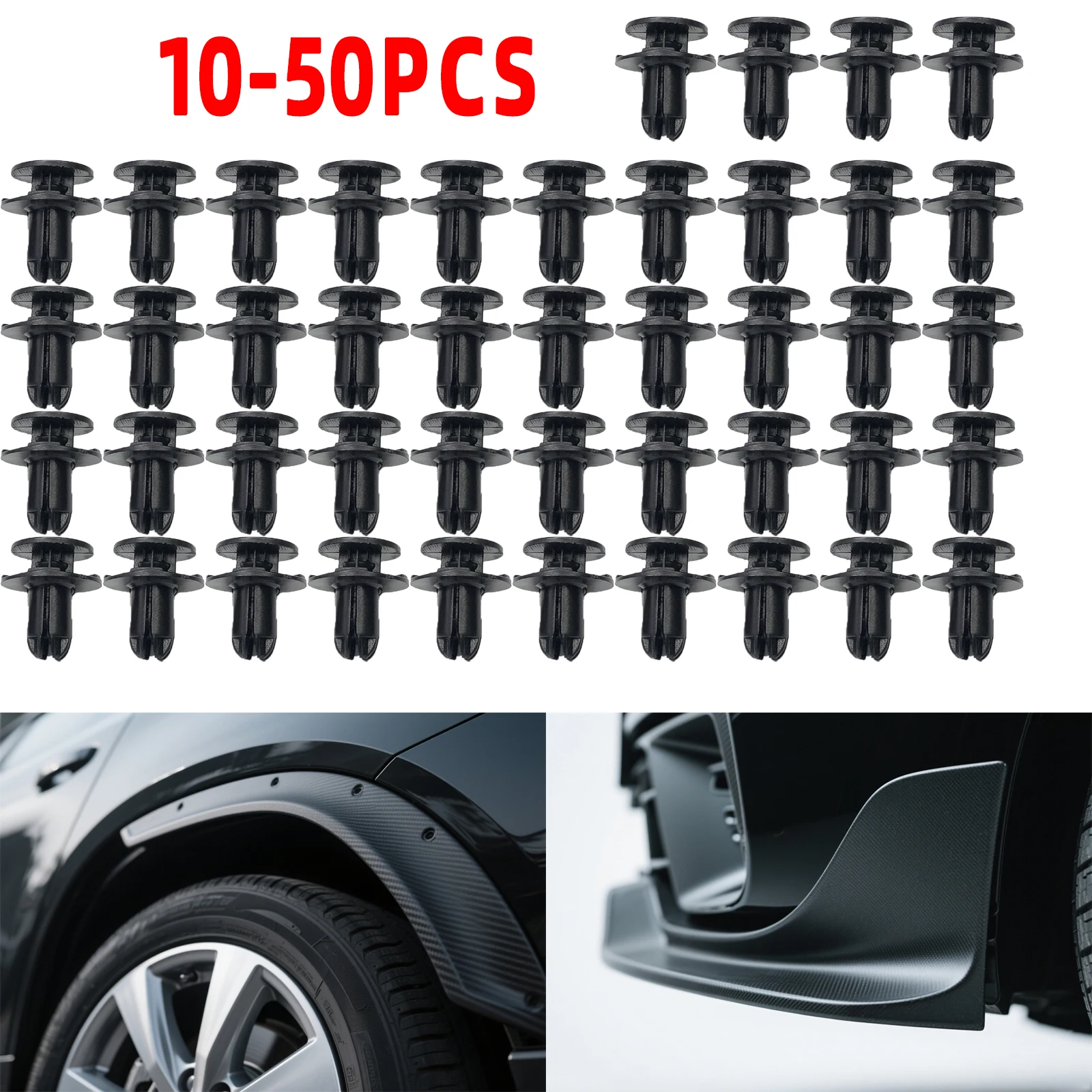 

10-50 шт., фиксаторы на крыло автомобиля, зажимы-фиксаторы, крепеж для Hyundai Kia Accent Elantra Santa Fe Sonata Tucson Forte