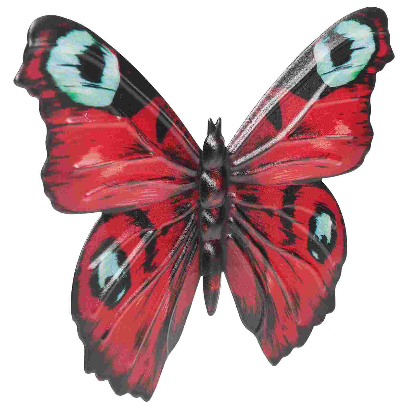 

Wrought Iron Butterfly Decoration Metal Wall Living Room Fence Patio Outdoor