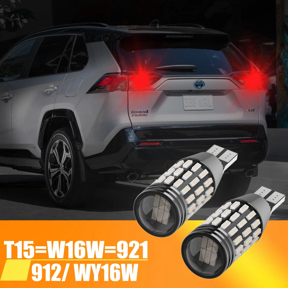 

2 шт., Автомобильные светодиодные лампы T15 Canbus 920 921 912 6000 лм