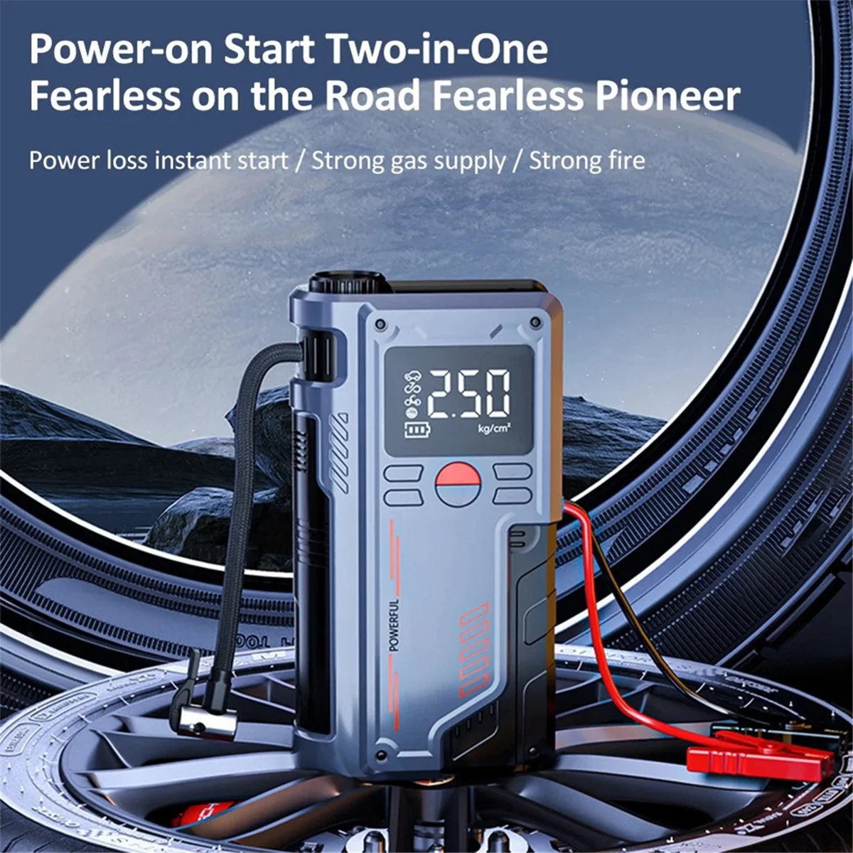 Автомобильный воздушный насос 14 8 В накачка шин автомобильный аварийный 10000 мАч