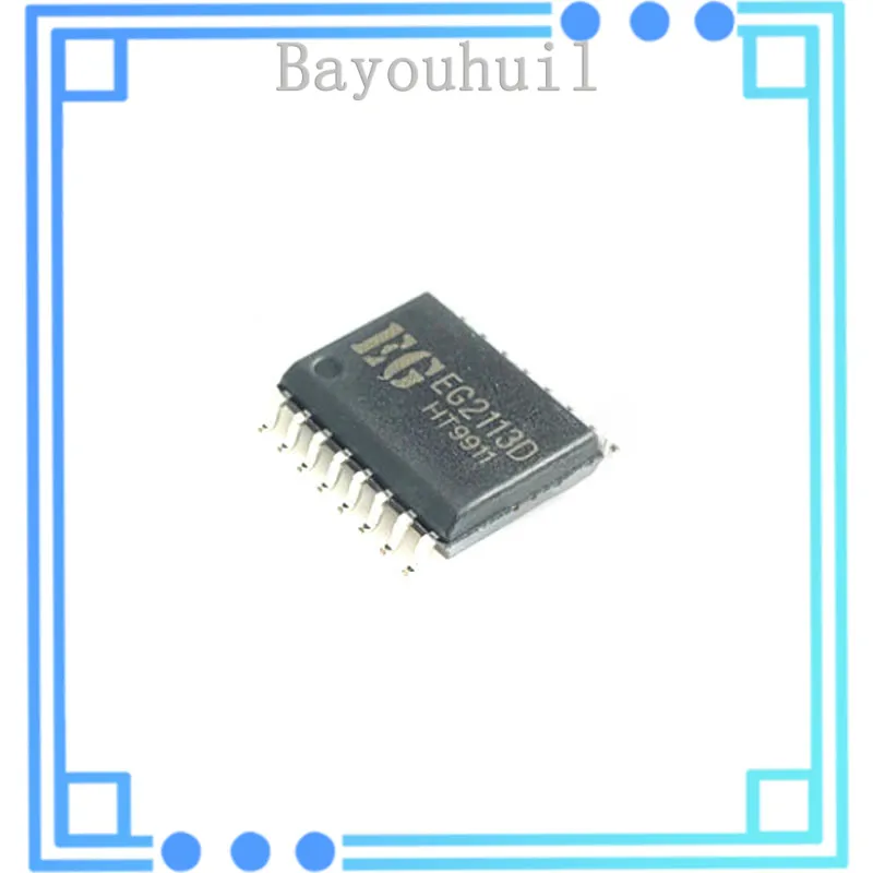 

10PCS EG2113D SOP16 Widebody Inverter Power Supply Half Bridge Driver Chip Replacement IR2113 IR2110