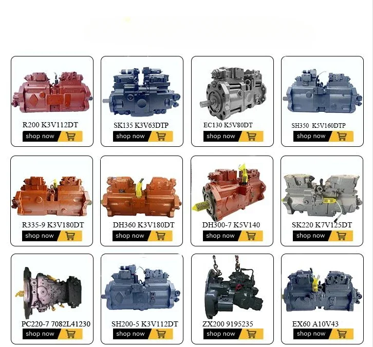 Высококачественный гидравлический насос для экскаватора HPV118 детали