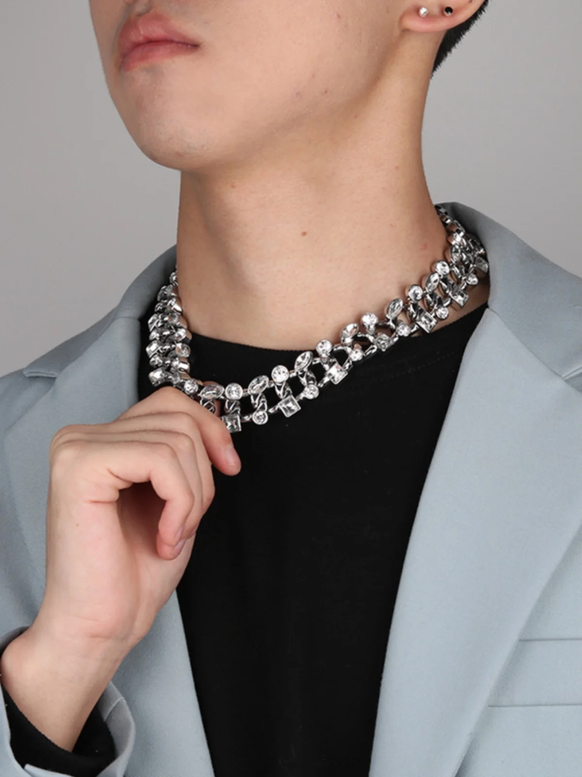 Оригинальный дизайн легкий роскошный в стиле хип-хоп разноцветное ожерелье для