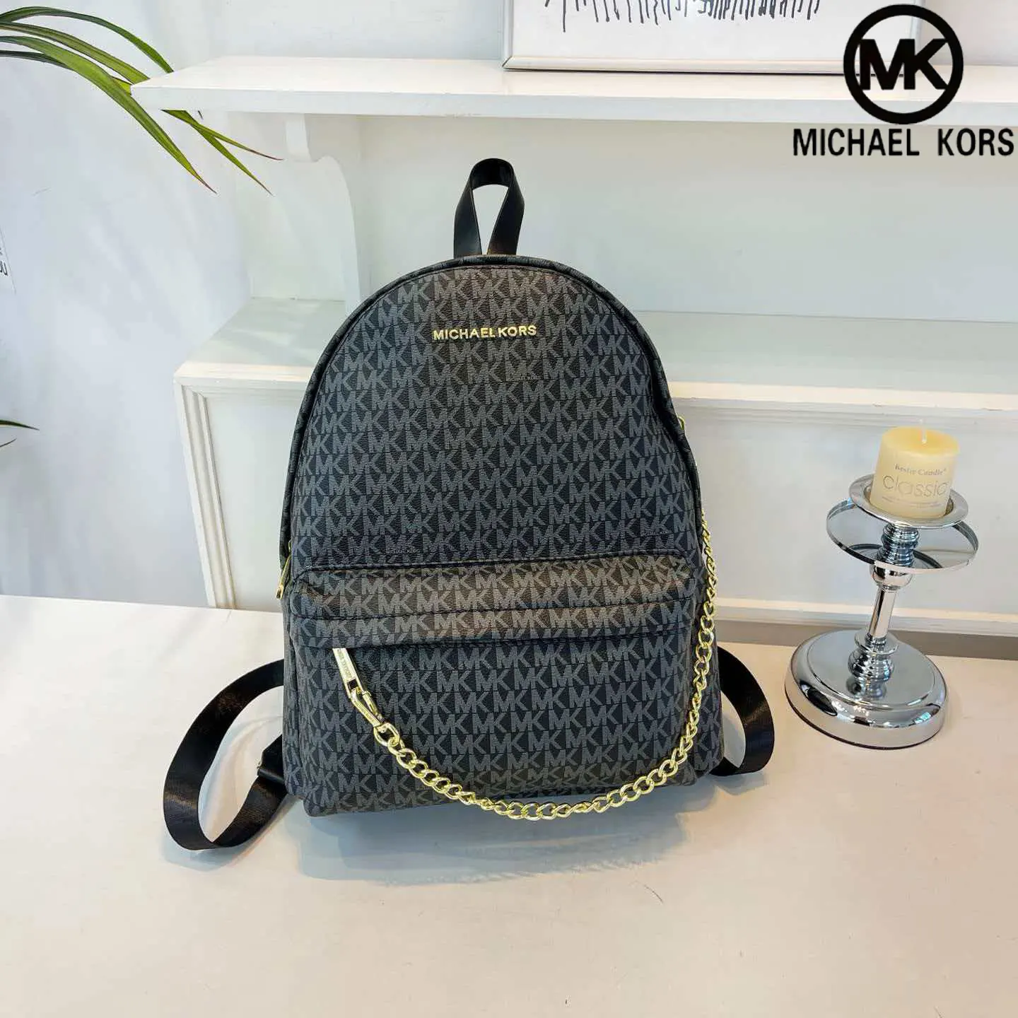 Фото Коллекция женских сумок Michael Kors 2026: Новая модная модель Slater Medium – повседневный рюкзак для путешествий и сумка через плечо №5