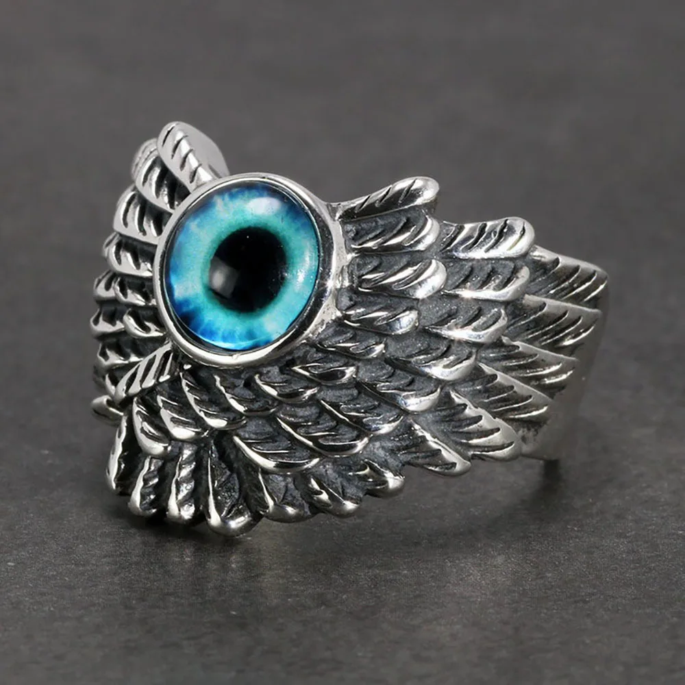 

2022 New Fashion Creative Evil Eye Ring Men's Women's Personality Men's Ring Jewelry Men's Bar Nightclub Accessories Gift Ideas