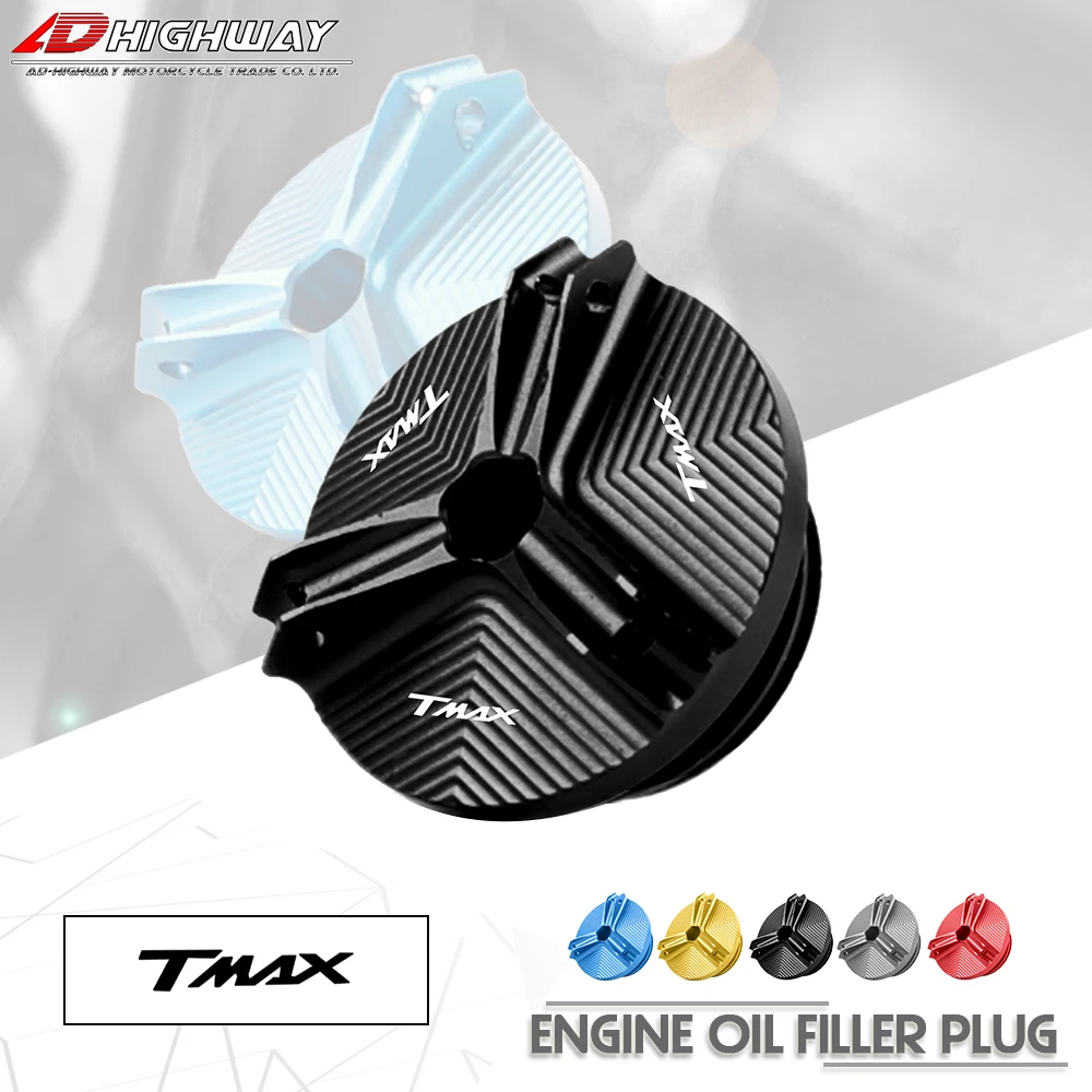 

Для YAMAHA TMAX530/500 2008-2016 2017 T-MAX 500 T MAX T-MAX 530 SX DX 2017 2018 CNC Крышка Масляного болта винта