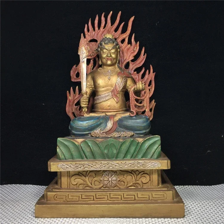 Китайский буддизм Бронзовая картина Япония Фудо Мио-о Статуя Будды Акаланэты