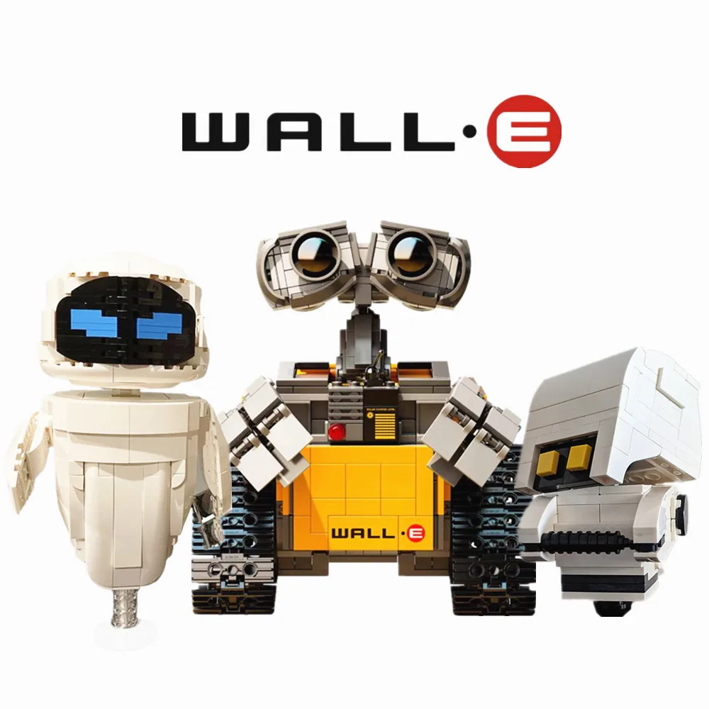 

Pixar Wall-E EVE M-O Cleaner Robot Intelligent WALL E Robot Movie Model Building Blocks Kid Toys Gift Xmas Christmas