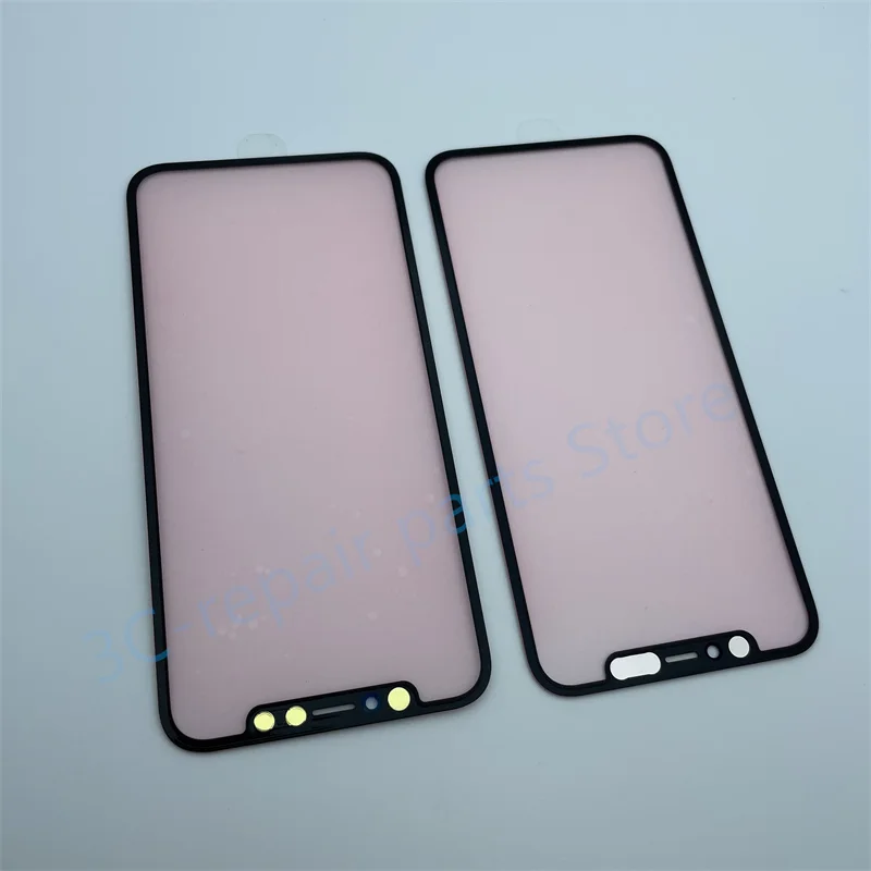 1 компл. Внешнее стекло для переднего экрана Рамка iPhone X XS Max Xr ЖК Внешний объектив