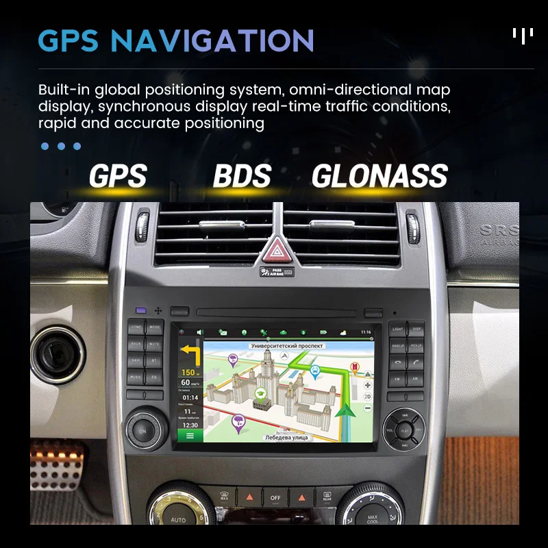 Автомагнитола 2Din на Android 11 для Mercedes Benz B200 стереоплеер класса A B W169 W245 Viano Vito W639 Sprinter