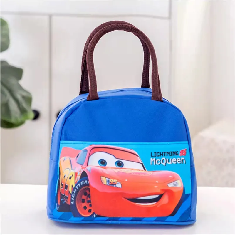 Disney Marvel Lunch Box for Boys Girls Functional Pattern Cooler Portable Insulated Canvas Lunch Bag Thermal Food Picnic Box